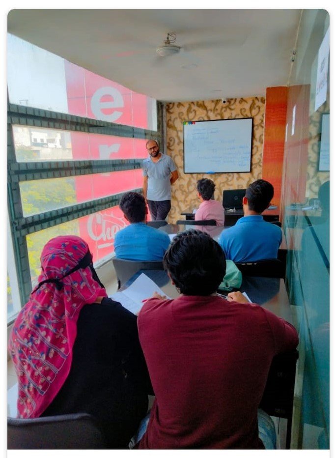 IELTS coaching classroom at Study Plus Consultants