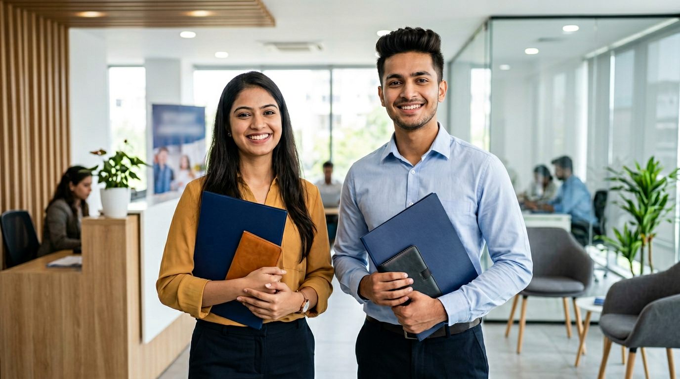 Indian students preparing for visa and study abroad